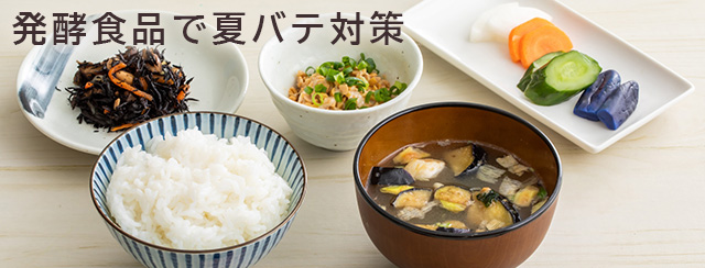 発酵食品で夏バテ対策