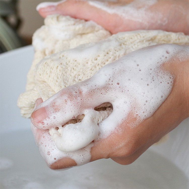 ≪メール便対応≫ボディタオル オーガニックコットン100％ 約23×100cm